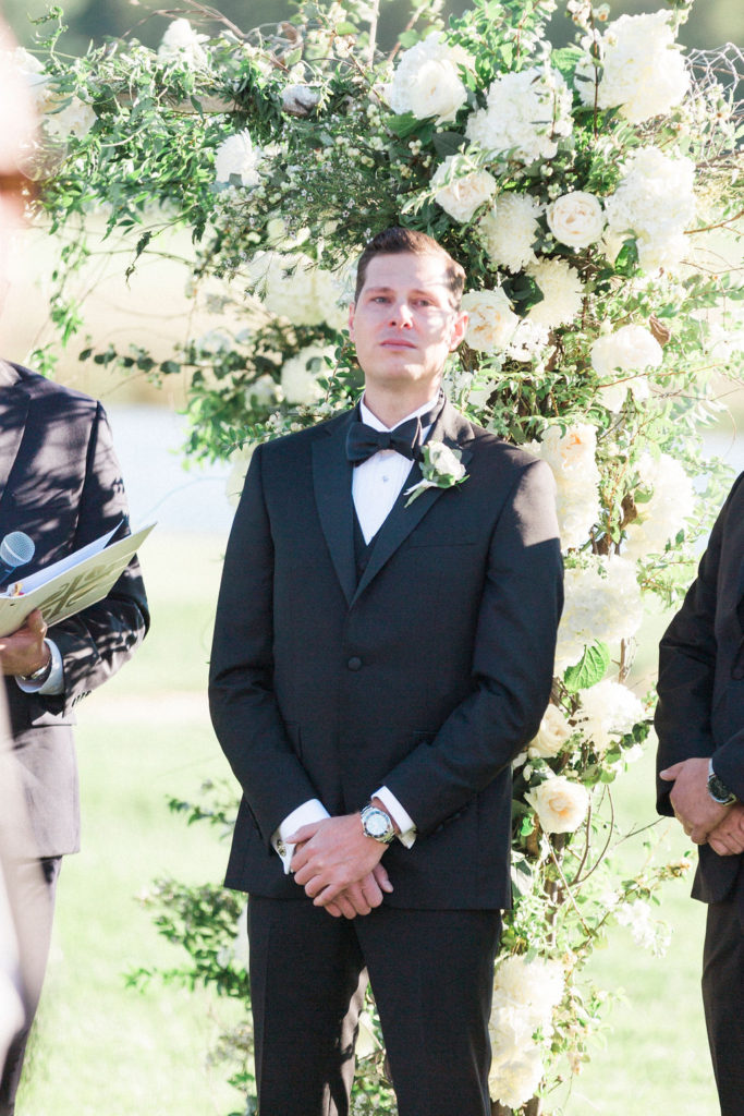 Crag Burn Golf Club Wedding, Buffalo Wedding Photographer, crying groom at altar